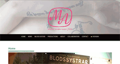 Desktop Screenshot of malinanderssonfilm.com