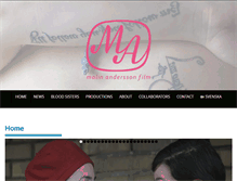 Tablet Screenshot of malinanderssonfilm.com